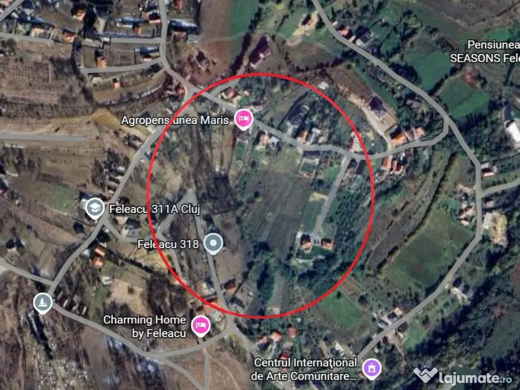 Teren intravilan de vanzare in Feleacu - 720 MP - PUZ apr... 