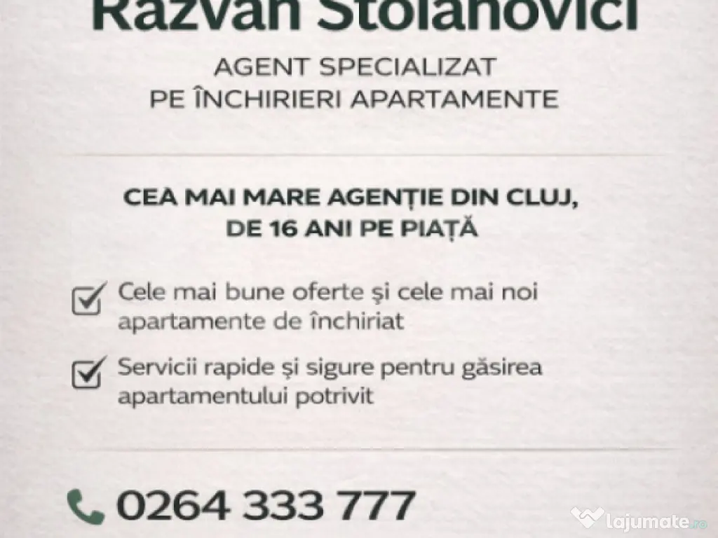 Apartament de inchiriat, 3 camere, 65 mp, Gheorgheni