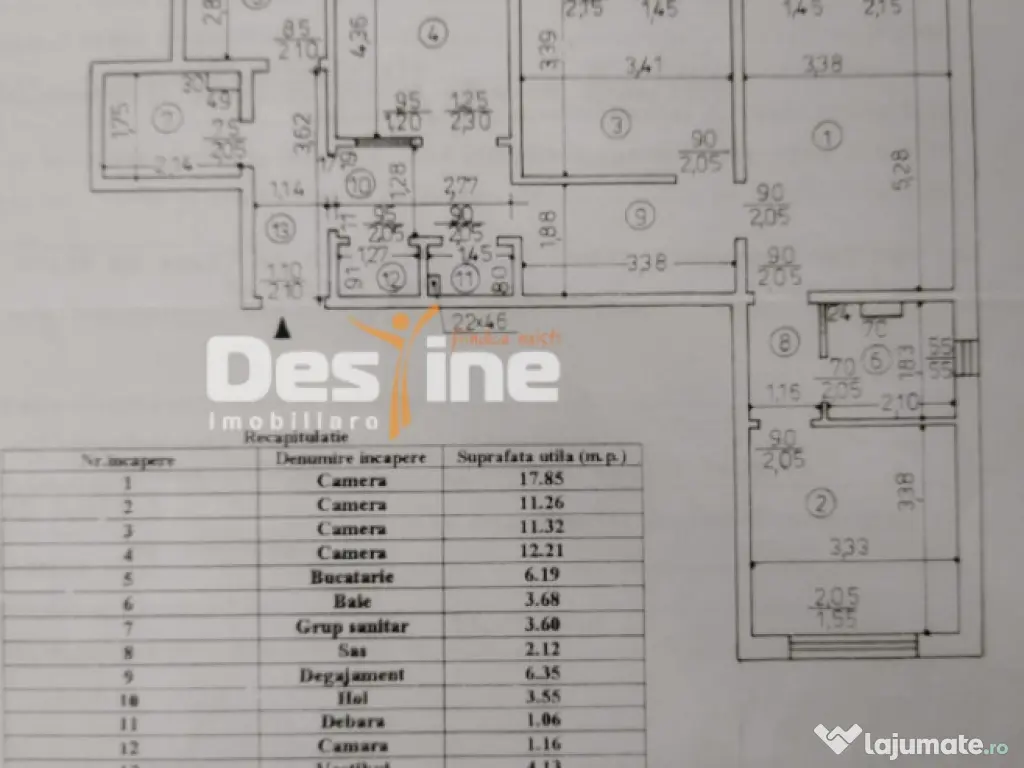 Alexandru cel Bun, Apartament 4 camere 