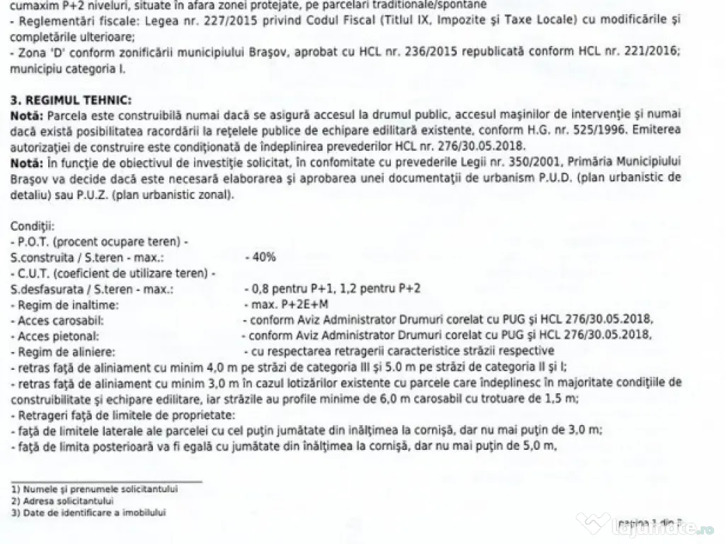 Casa demolabila 546 mp teren, Bartolomeu,rezidential invest