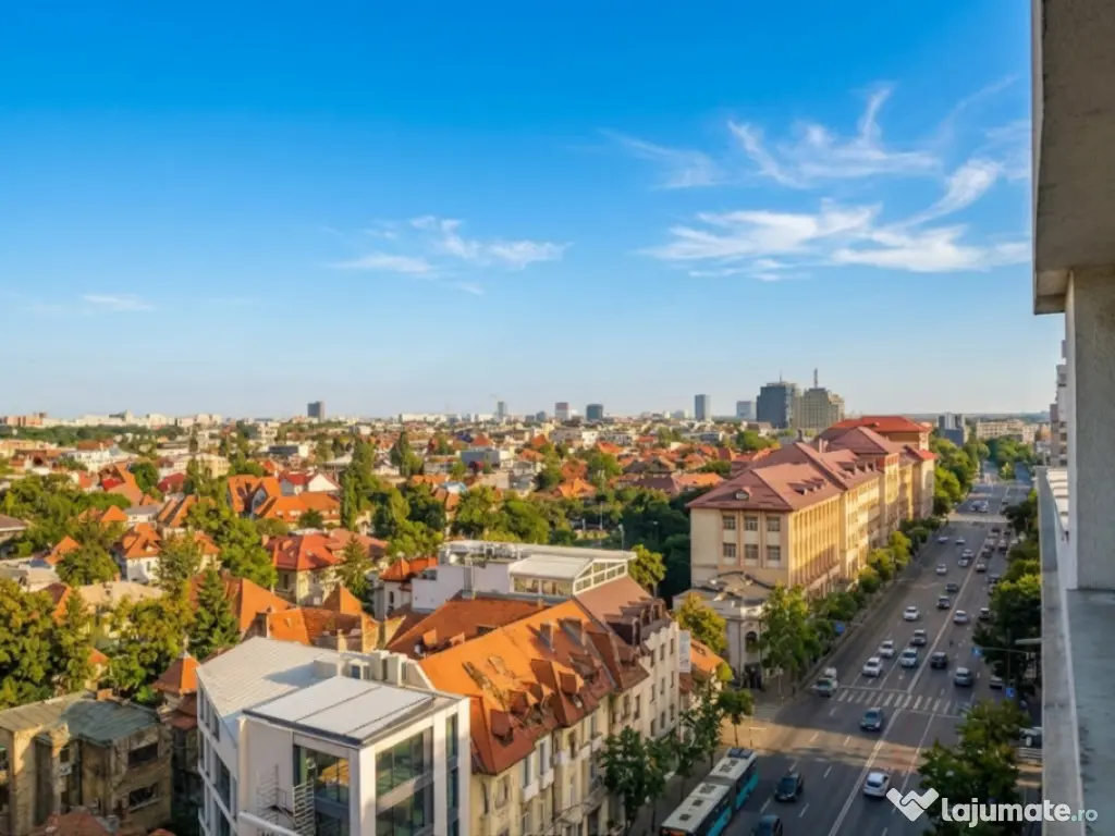 CALEA DOROBANTI, 2 CAMERE 60 MP, ETAJ 9, VEDERE LIBERA! 
