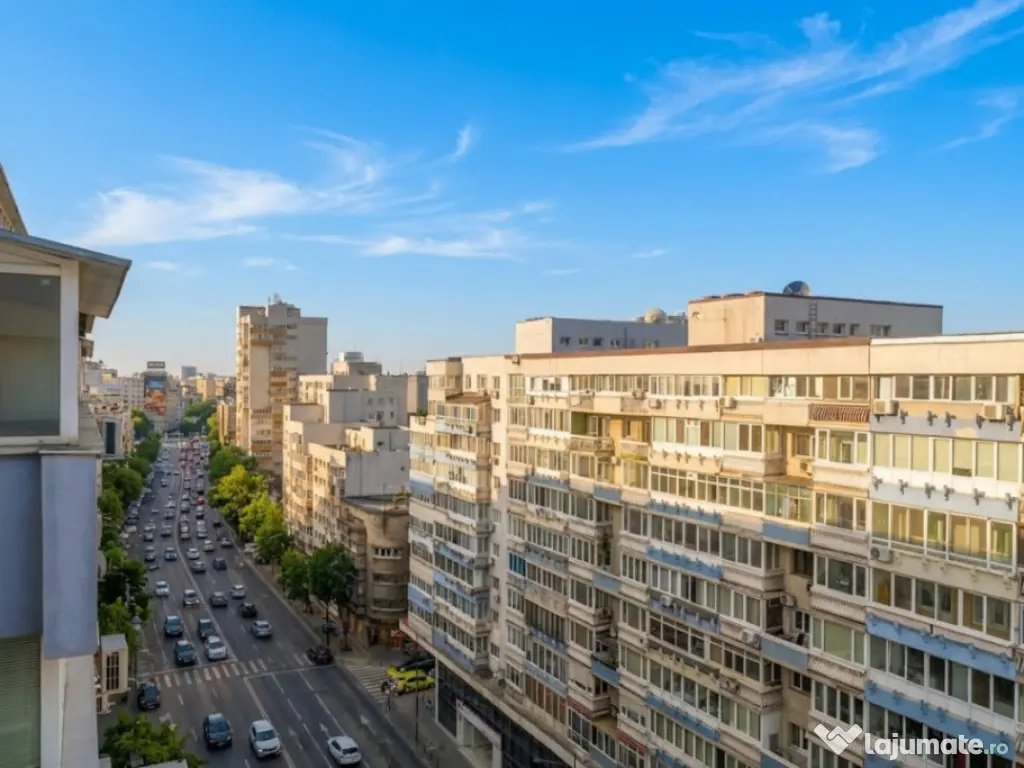 CALEA DOROBANTI, 2 CAMERE 60 MP, ETAJ 9, VEDERE LIBERA! 