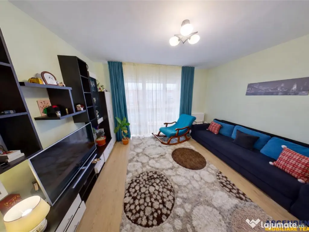 3D!Apartament 2 camere,decomandat, mobilat,utilat,Avangarden 
