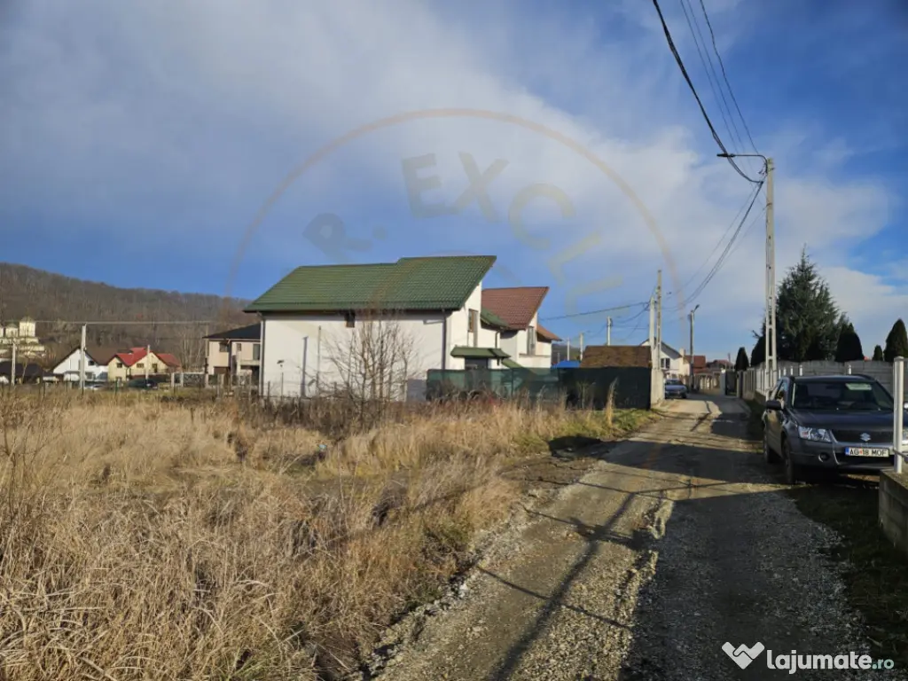 Teren 1.250 mp, toate utilitatile – Bascov, Valea Ursului, 