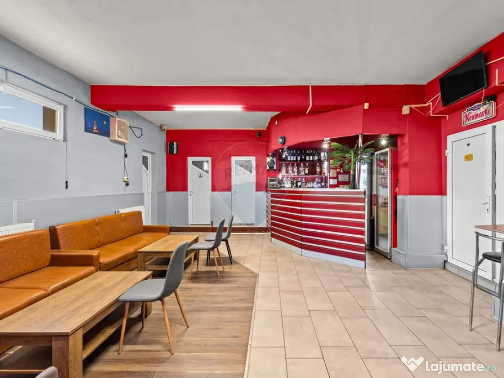 Spațiu comercial de închiriat cu terasa în zona Fortun... 