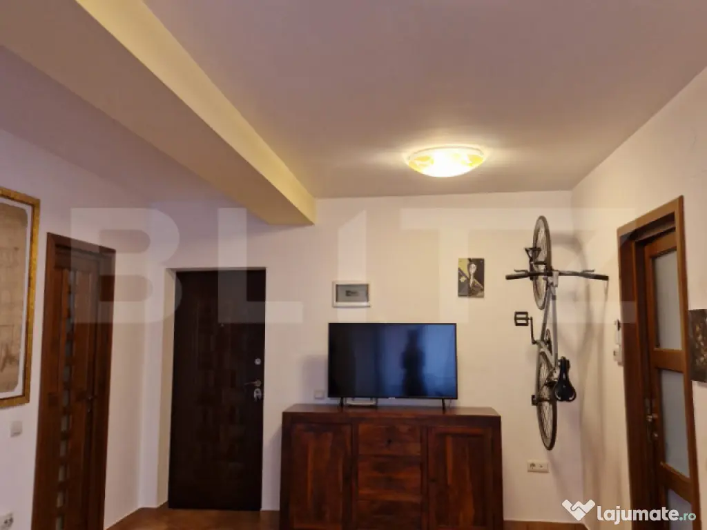 Apartament cu 2 camere deco, 46 mp, parcare, intermediar, zo