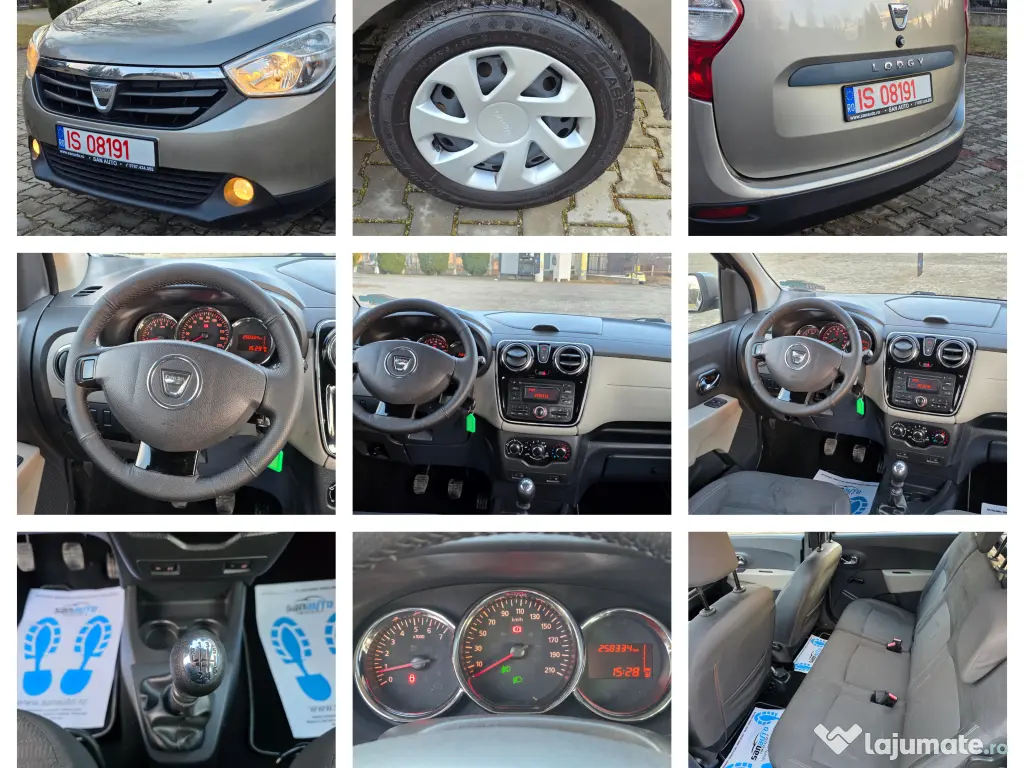 Dacia Lodgy 2012 1.5 dCi 107 CP euro 5 / RATE fara avans 