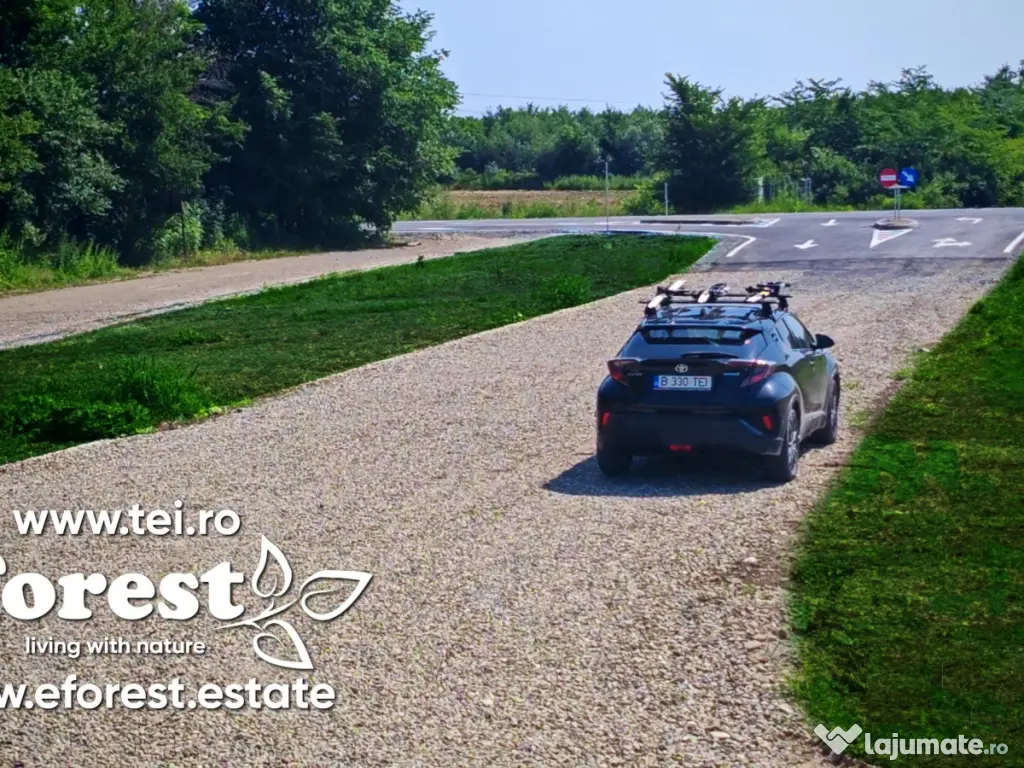 Loturi de casă între 2 păduri, cu intrare din DN, eForest, după Buftea 