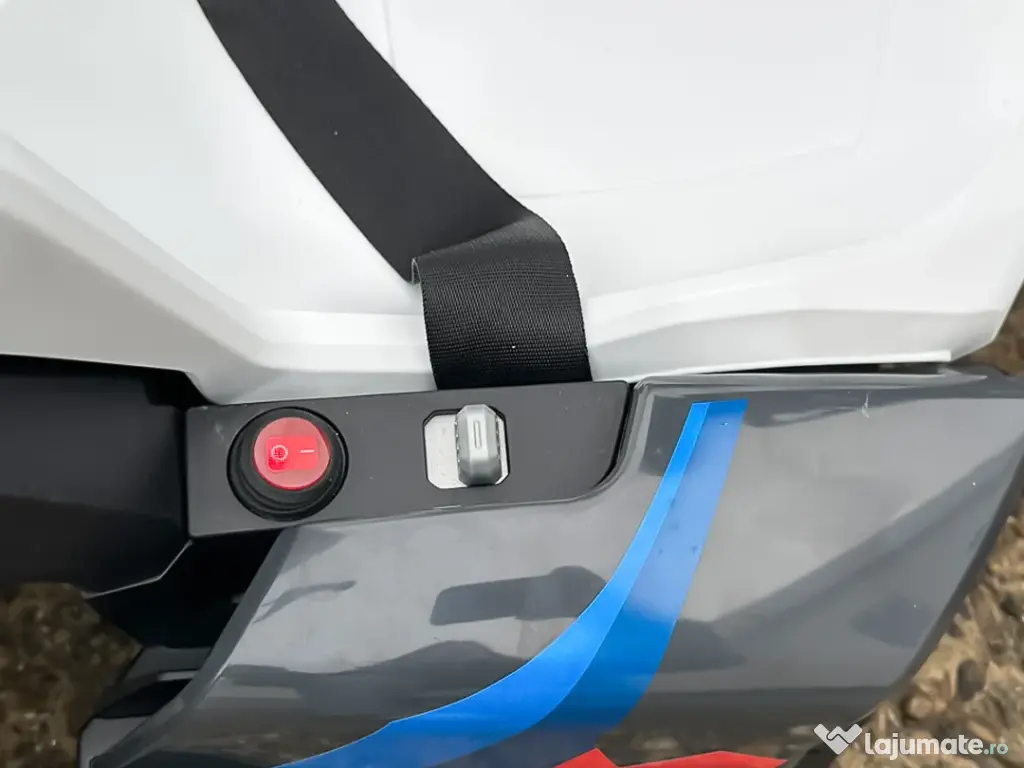 Kart electric cu functie Drift, BMW Motosport 2x 250W, 24V sasiu ajustabil Grey 