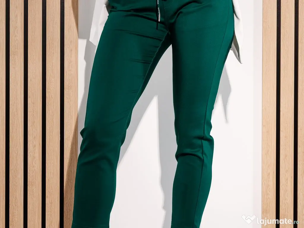 pantaloni verzui grosi 