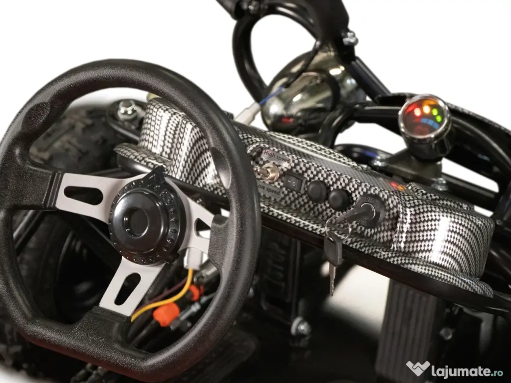 Buggy electric pentru 2 copii NITRO Gokart Hunt 650W 36V 20Ah Blue 