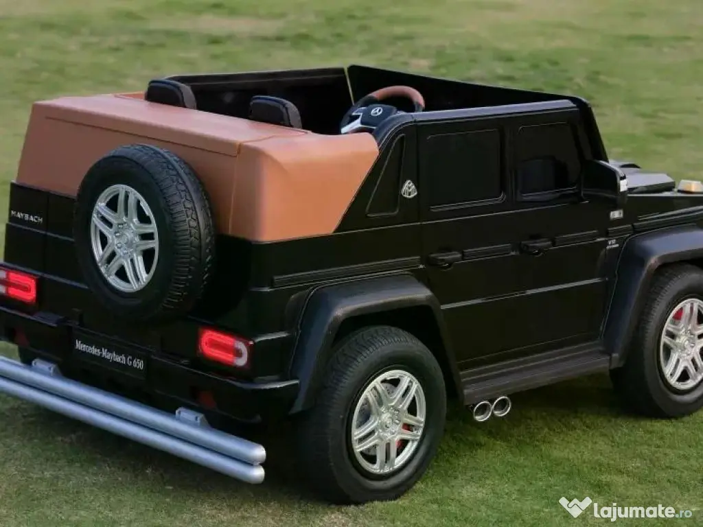 Masinuta electrica pentru 2 copii Mercedes G650 Maybach XXL 24V 14Ah Black 