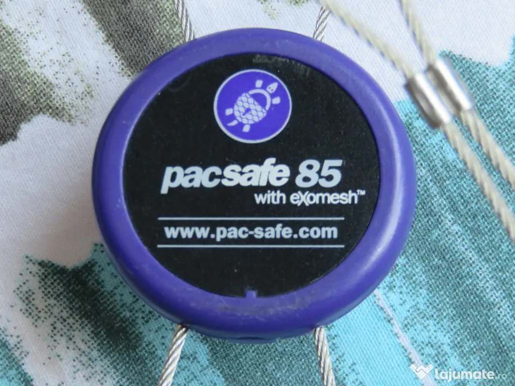 Plasă oțel protecție bagaje 80x60x30 cm 