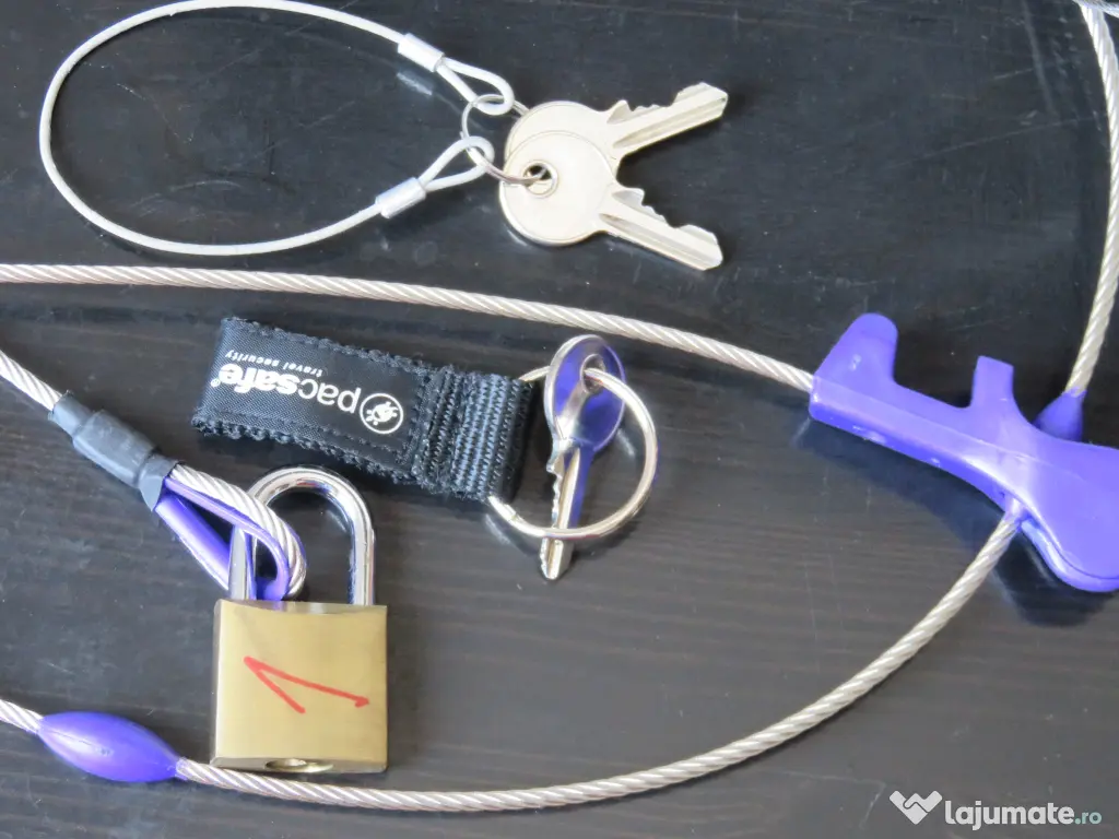 Plasă oțel protecție bagaje 80x60x30 cm 