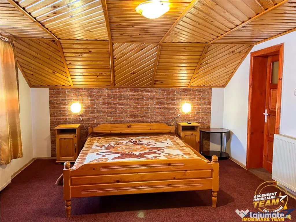 FILM! Moieciu de Jos, Bran, pensiune in conditii apreciabil 