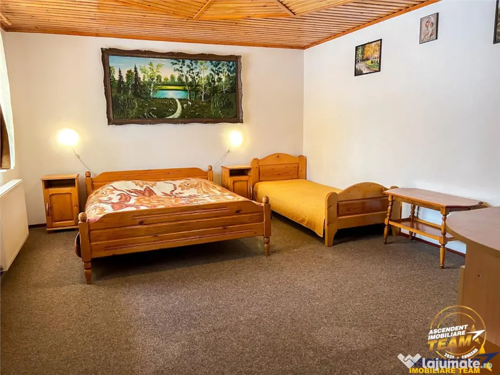 FILM! Moieciu de Jos, Bran, pensiune in conditii apreciabil 