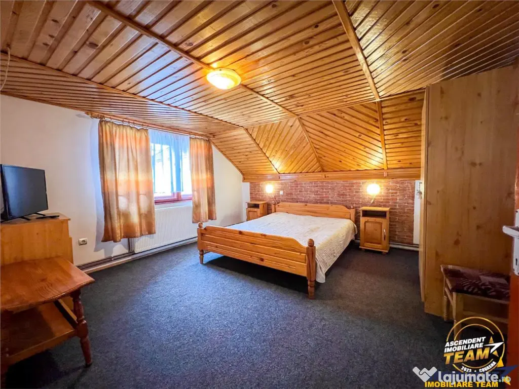 FILM! Moieciu de Jos, Bran, pensiune in conditii apreciabil 