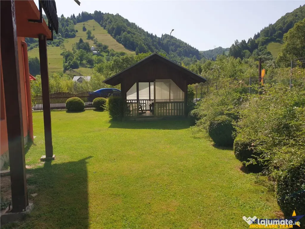 FILM! Moieciu de Jos, Bran, pensiune in conditii apreciabil 