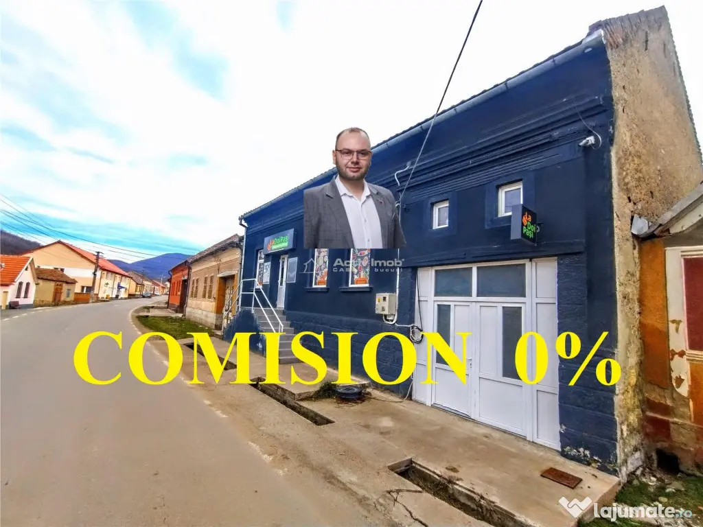 Ciclova, Casa cu Spatiu Comercial la Sosea, ZERO COMISION 