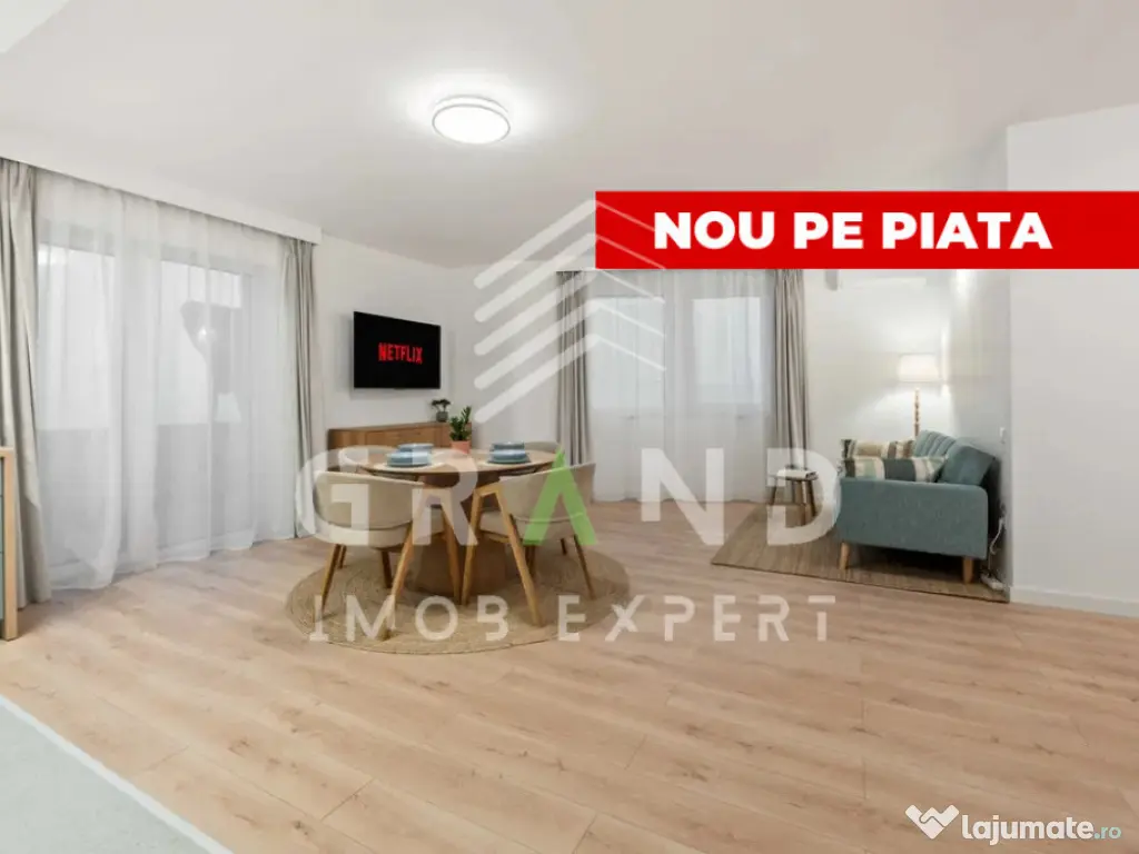 Totul NOU | Apartament de lux | Semidecomandat | 2 camere |