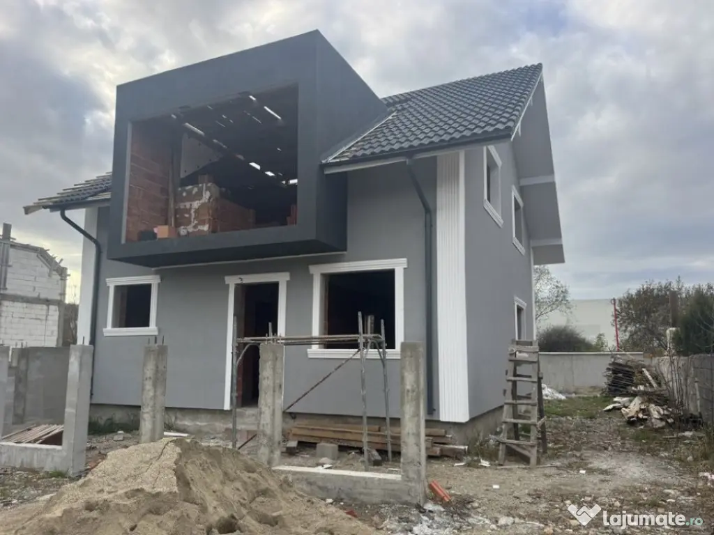 Casa moderna -aflată în stadiu de execuție 104 m² utili 
