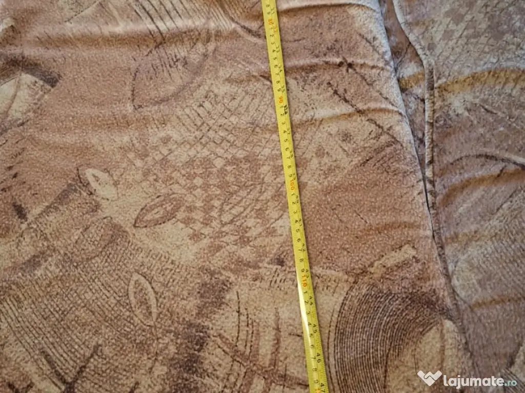 Vand set canapea extensibila cu 2 fotolii din piele si material textil. 