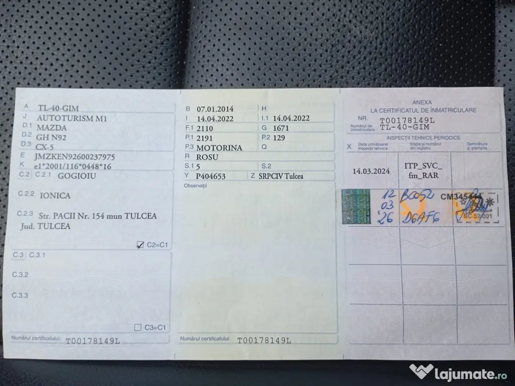 Vând Mazda cx5 2014