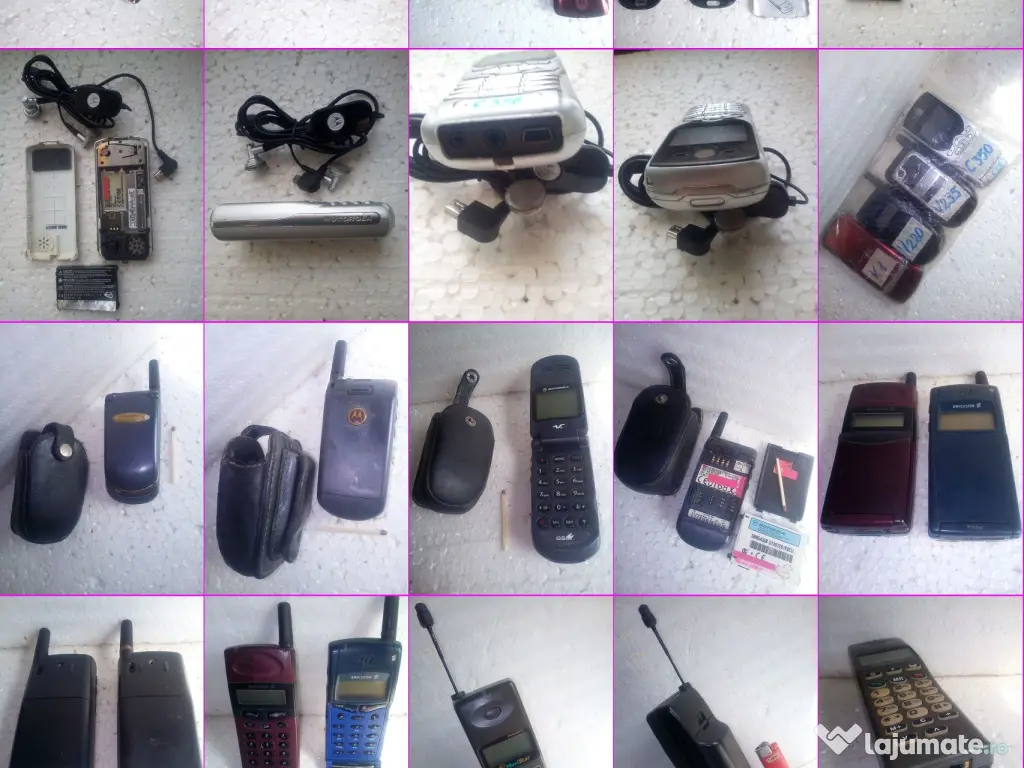 Telefon vechi original foarte rar Motorola Ericsson Panasonic 
