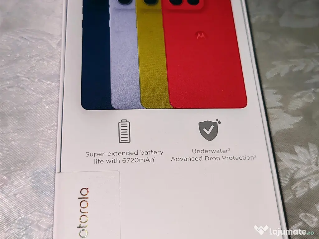 Motorola g86 Power, Dual SIM, 256GB, 12GB RAM, 5G, (dark blue), Nou, SIGILAT 