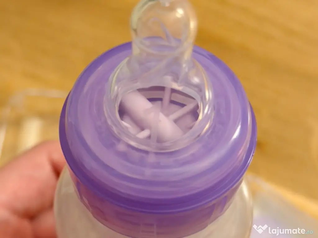 Biberoane Dr. Brown’s Narrow plastic tetine marimea 1 