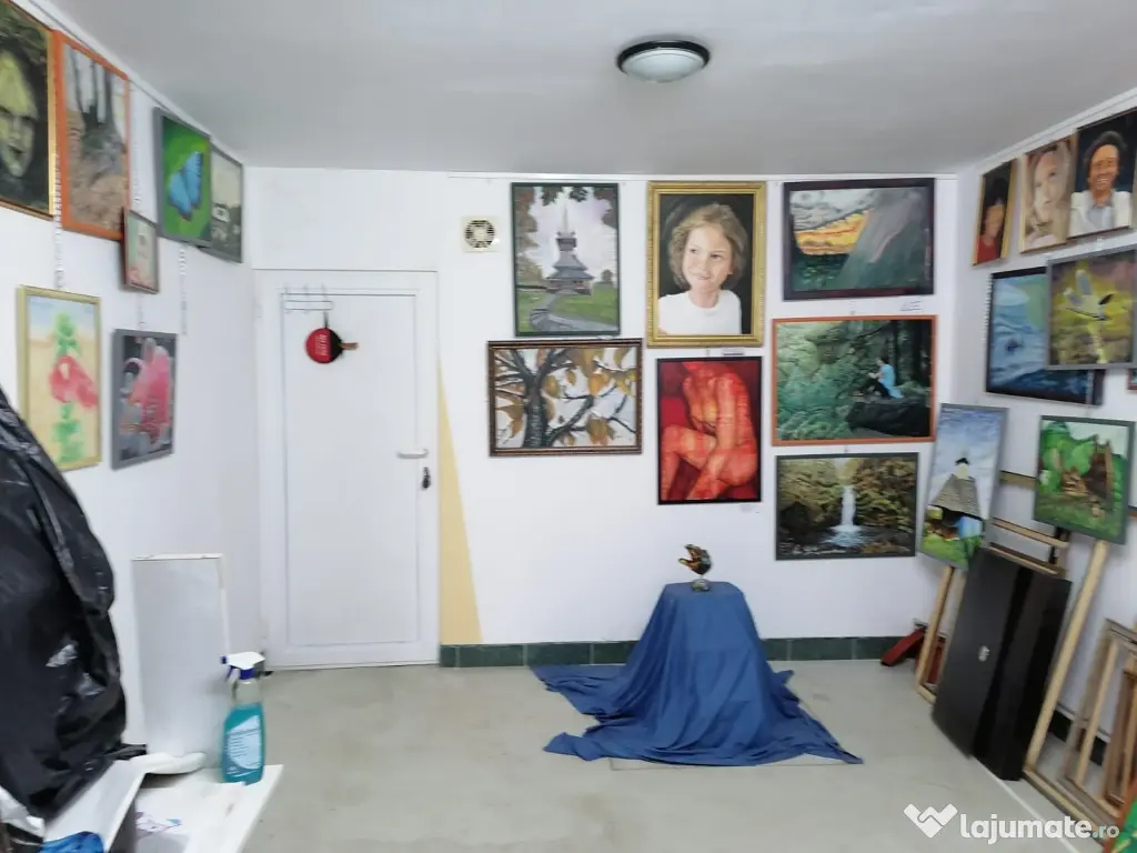 Spatiu comercial (teren proprietate personala--cumparat)+ apartament anexat 