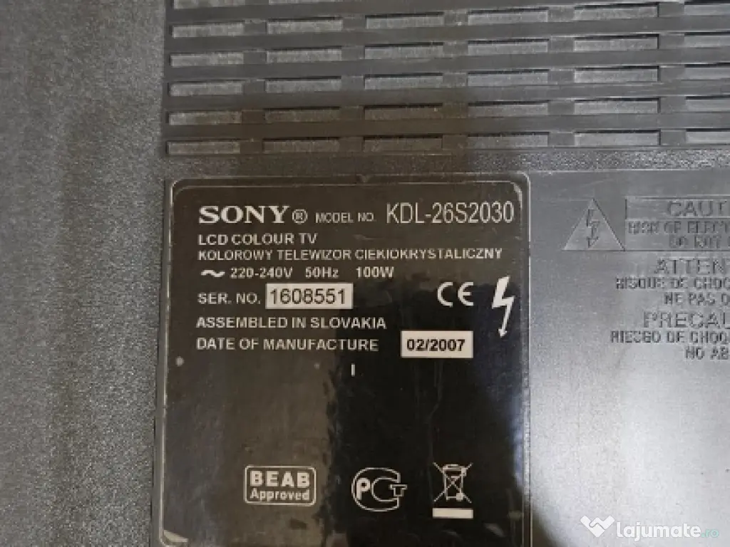 TV SONY BRAVIA 66 cm