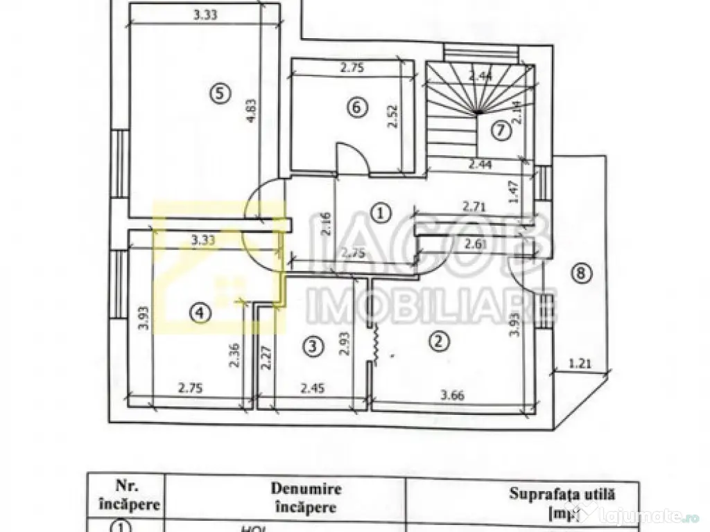 Vila P M, 1150 mp teren, comuna Magura, jud. Bacau 