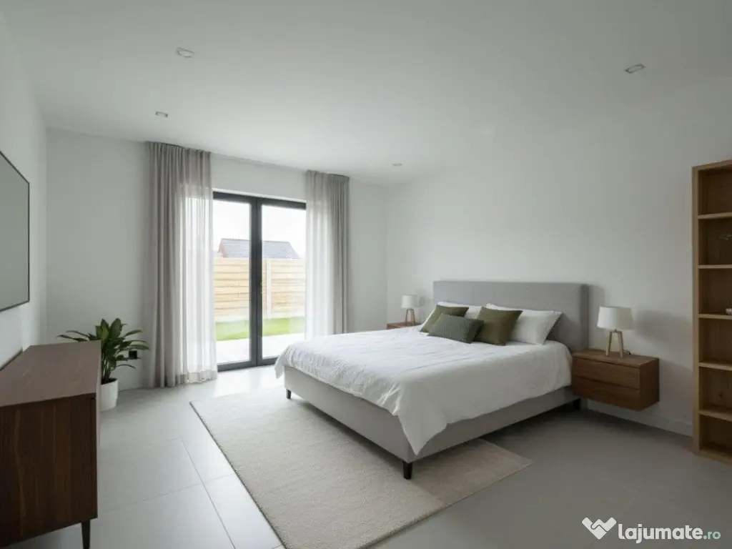 Casă individuală parter 130mp construiți, teren 400mp Tunari 