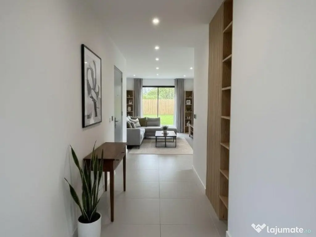 Casă individuală parter 130mp construiți, teren 400mp Tunari 