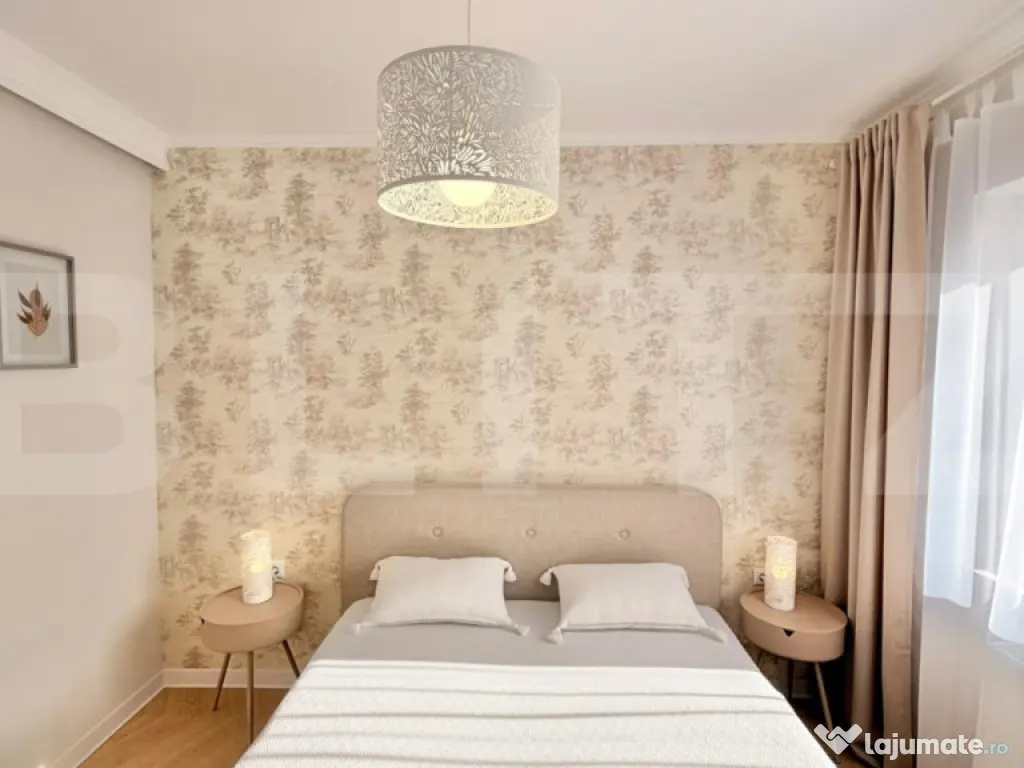 Apartament nou, semidecomandat, 3 camere, parcare subterana, 