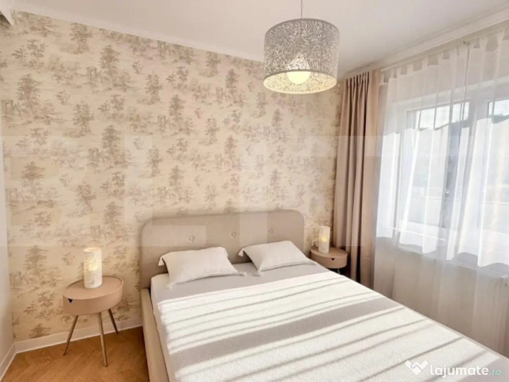 Apartament nou, semidecomandat, 3 camere, parcare subterana, 