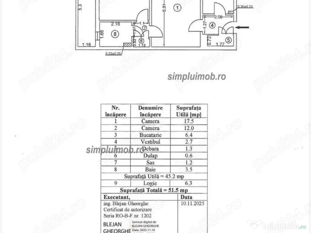 Spatios Metrou Dristor 350 metri