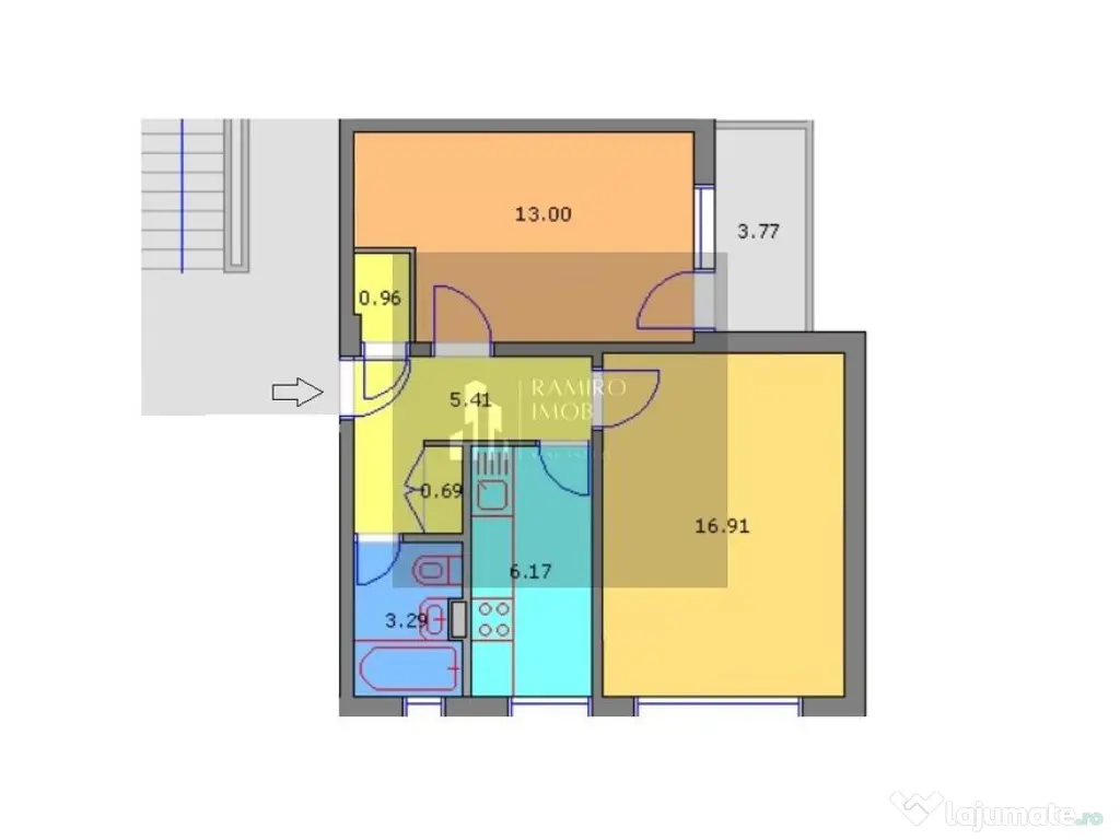 Apartament 2 camere decomandat Sector 4