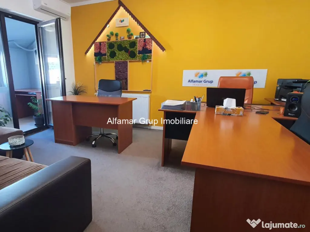 2 camere mobilat birouri, 13 Septembrie- parc Sebastian 