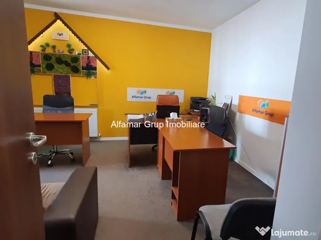 2 camere mobilat birouri, 13 Septembrie- parc Sebastian 