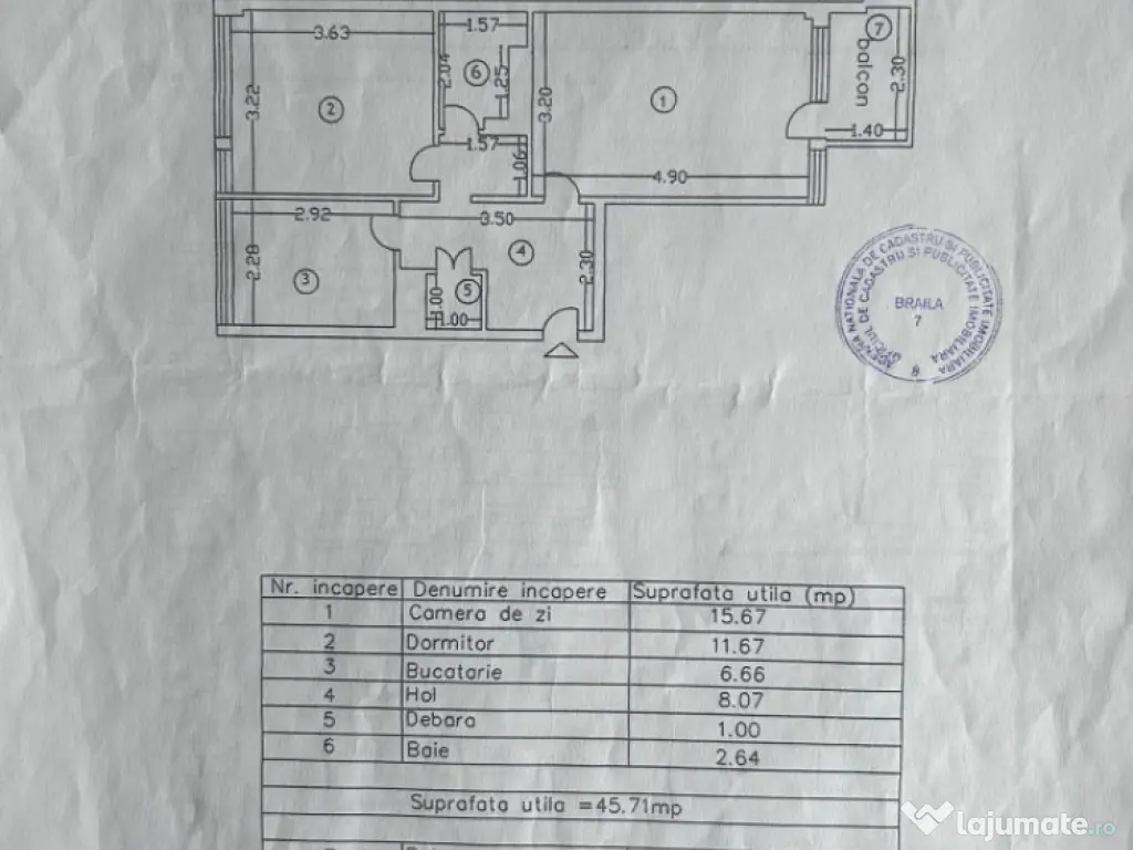- Apartament 2 camere Renovat Total, zona Garii. Suprafata 4 