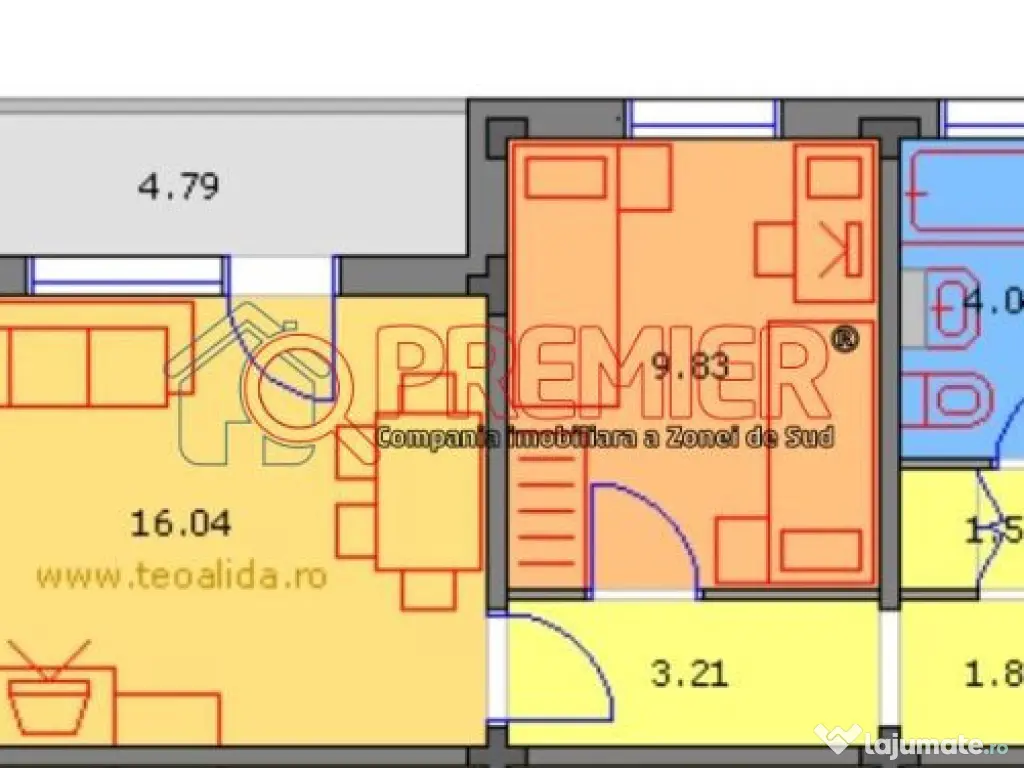 3 camere - Sector 4- Nitu Vasile-Emil Racovita