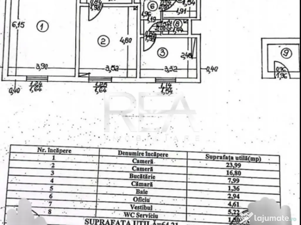 2 camere, 4/5, renovat PREMIUM, bloc rusesc-Drumul Sarii