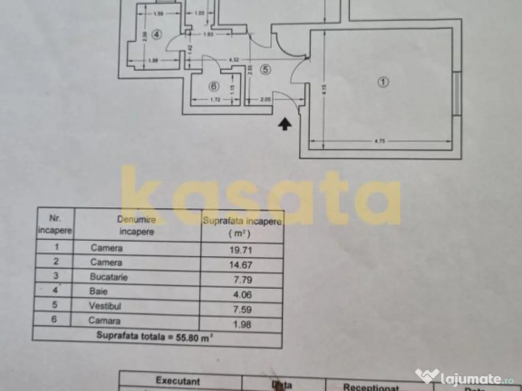 2 camere de vânzare | Victoriei–Dorobanți | 3 min metrou 