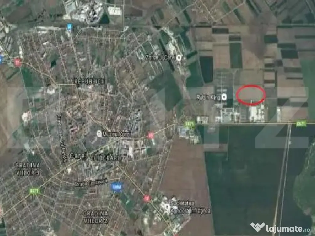 Teren Intravilan Industrial de Vânzare – 108.780 mp – C 