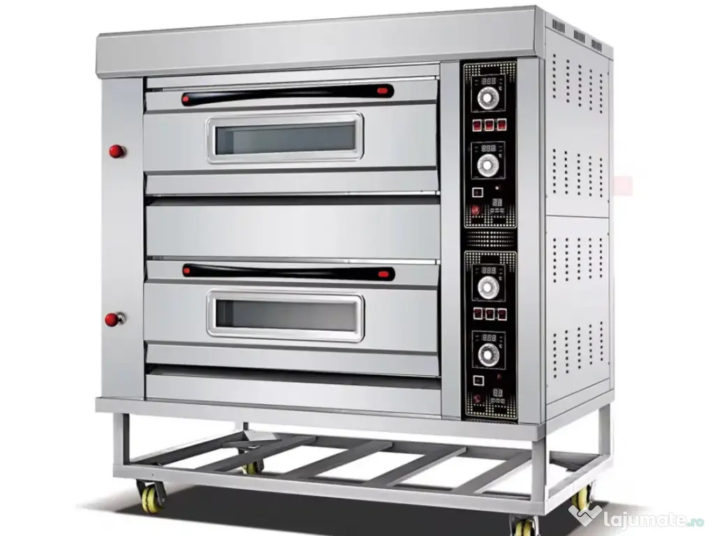 Cuptor profesional - 2 niveluri, cate 2 tavi de 40 x 60 cm pe nivel, trifazic