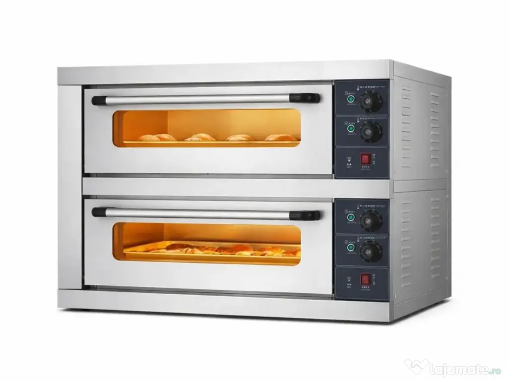 Cuptor profesional - 2 niveluri - 1 tava de 40 x 60 cm pe nivel 