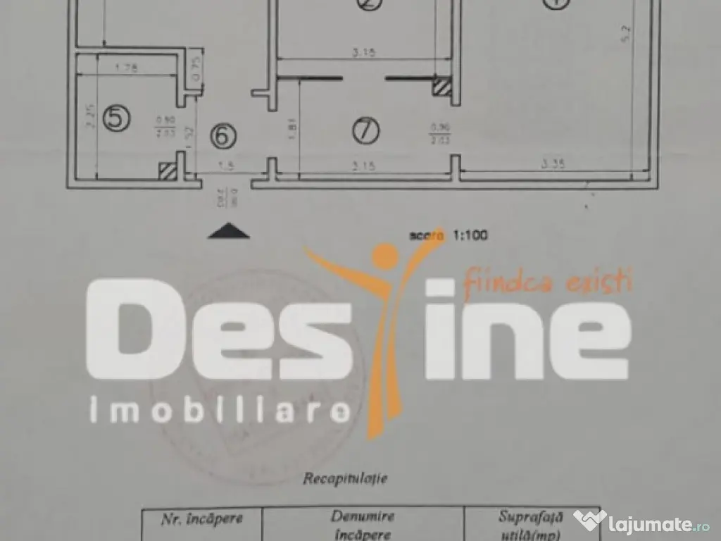 Comision 0%, Apartament 53 mp totali, , 99.990 EURO 