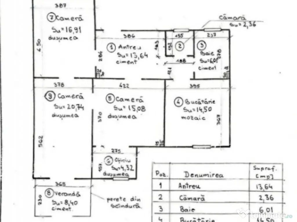 Unicitate!​Apartament spațios cu 3 camere, 102mp și curt 